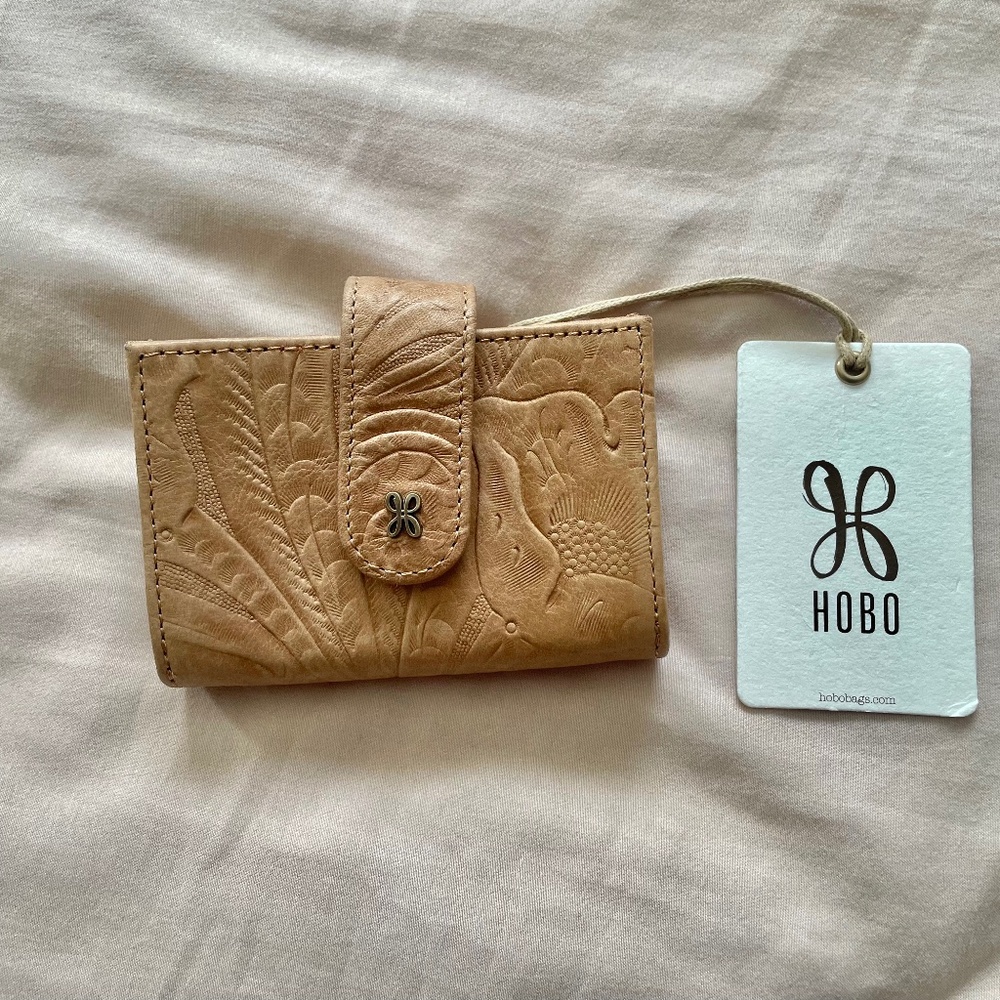 BOHO Bags Leather Flap Card Holder Wallet